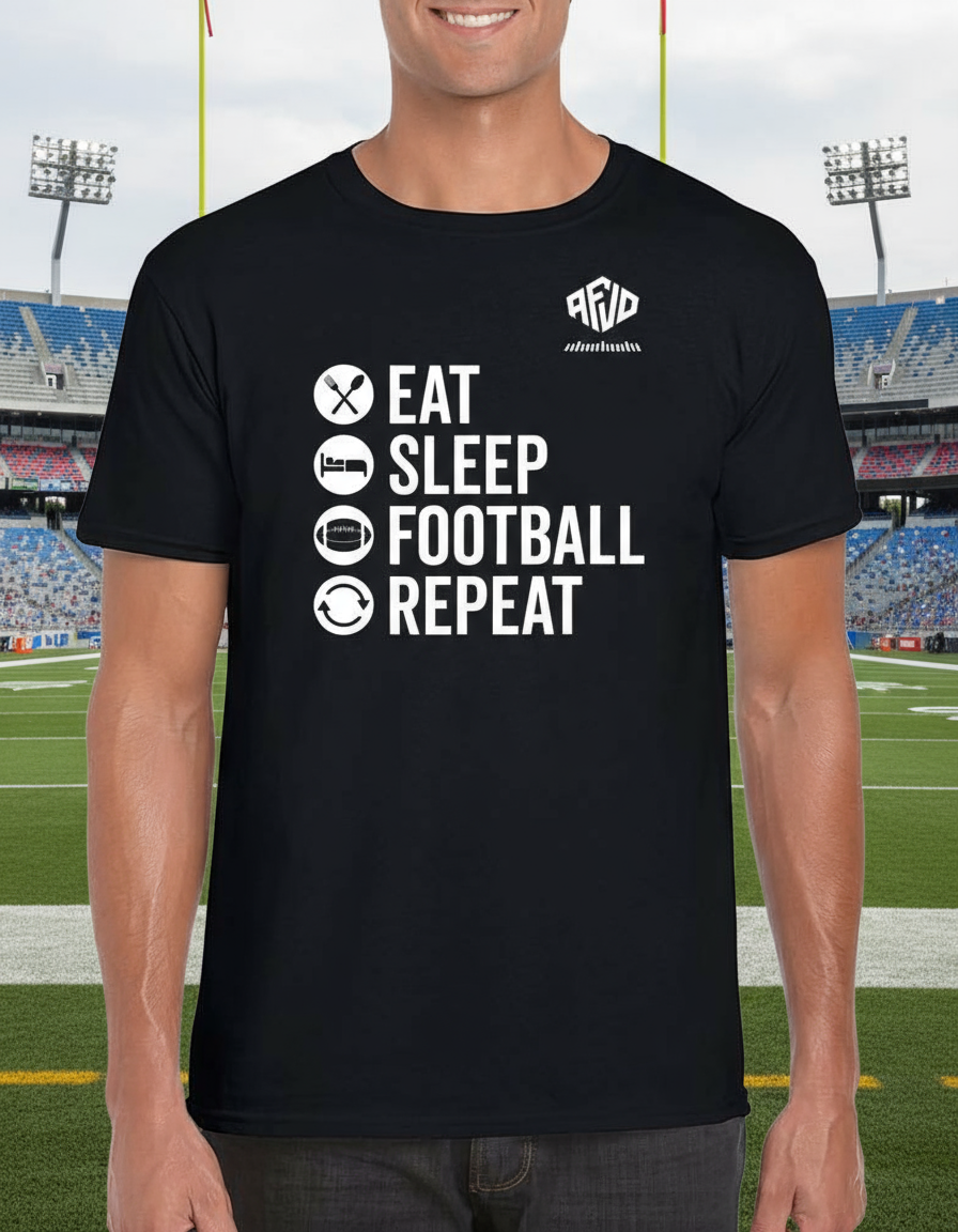 AFVD Eat Sleep Football Repea