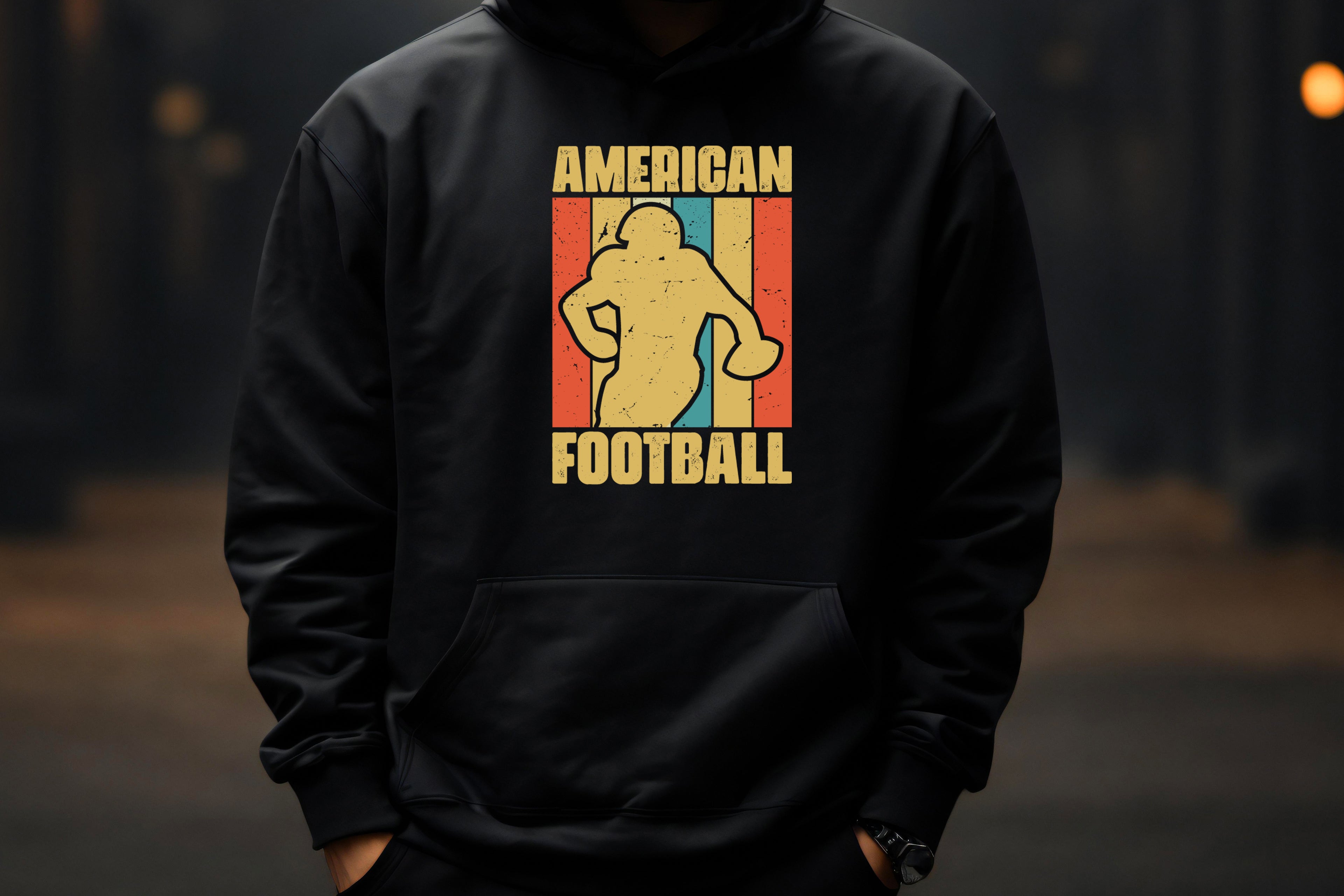 American Football Retro Hoodie – Runner Edition