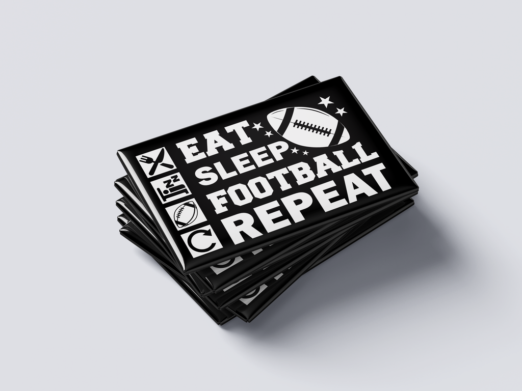 Eat Sleep Football Repeat (Icon Version)