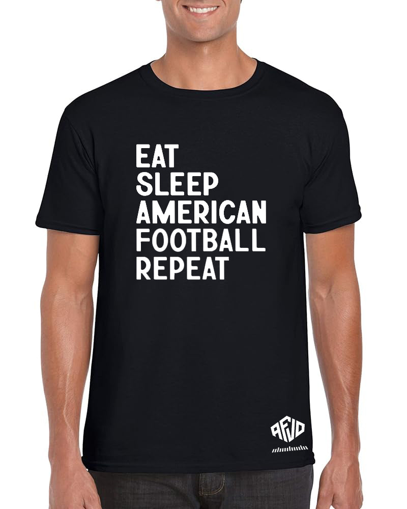 Eat Sleep American Football Repeat