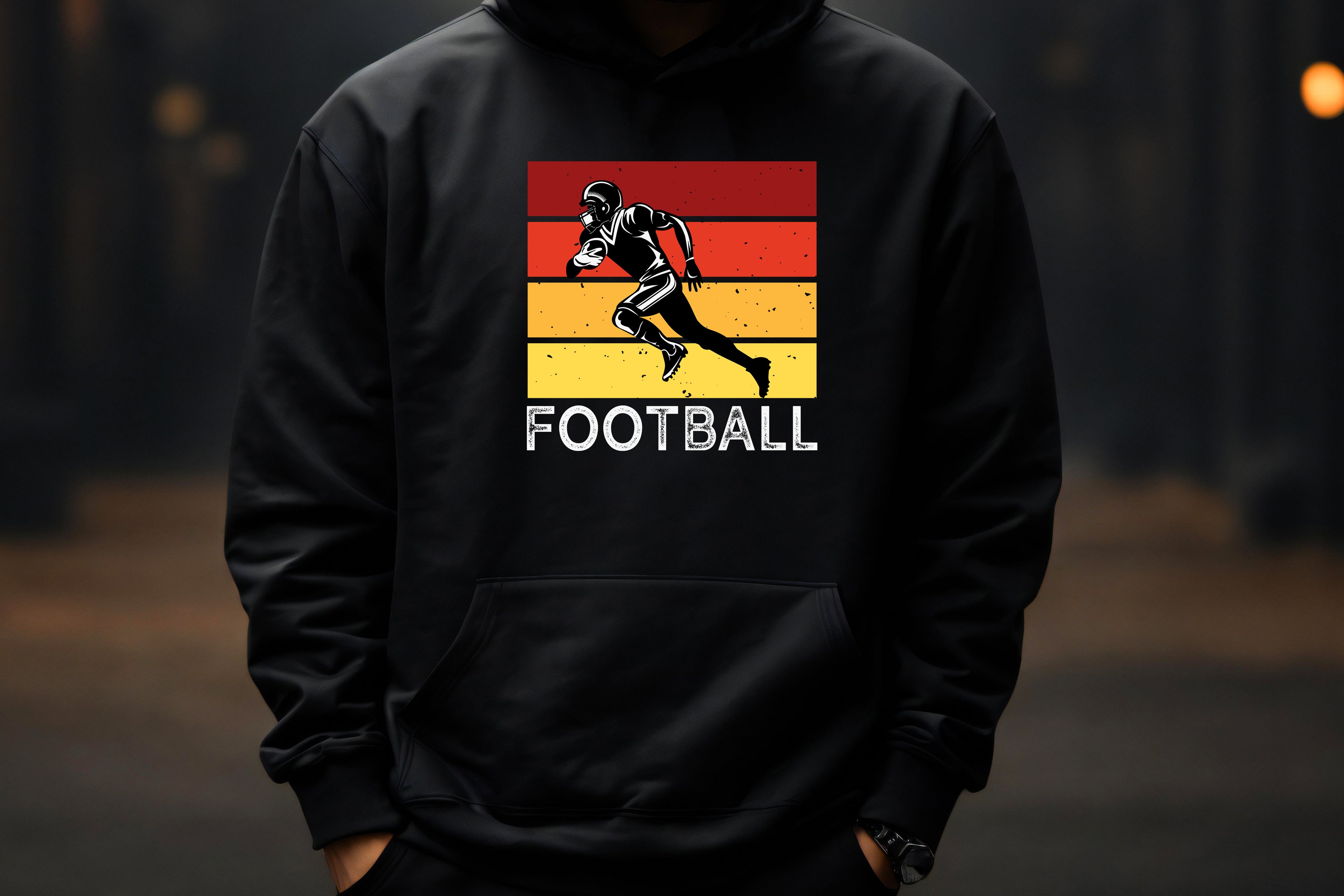 Football Sunset Runner Hoodie
