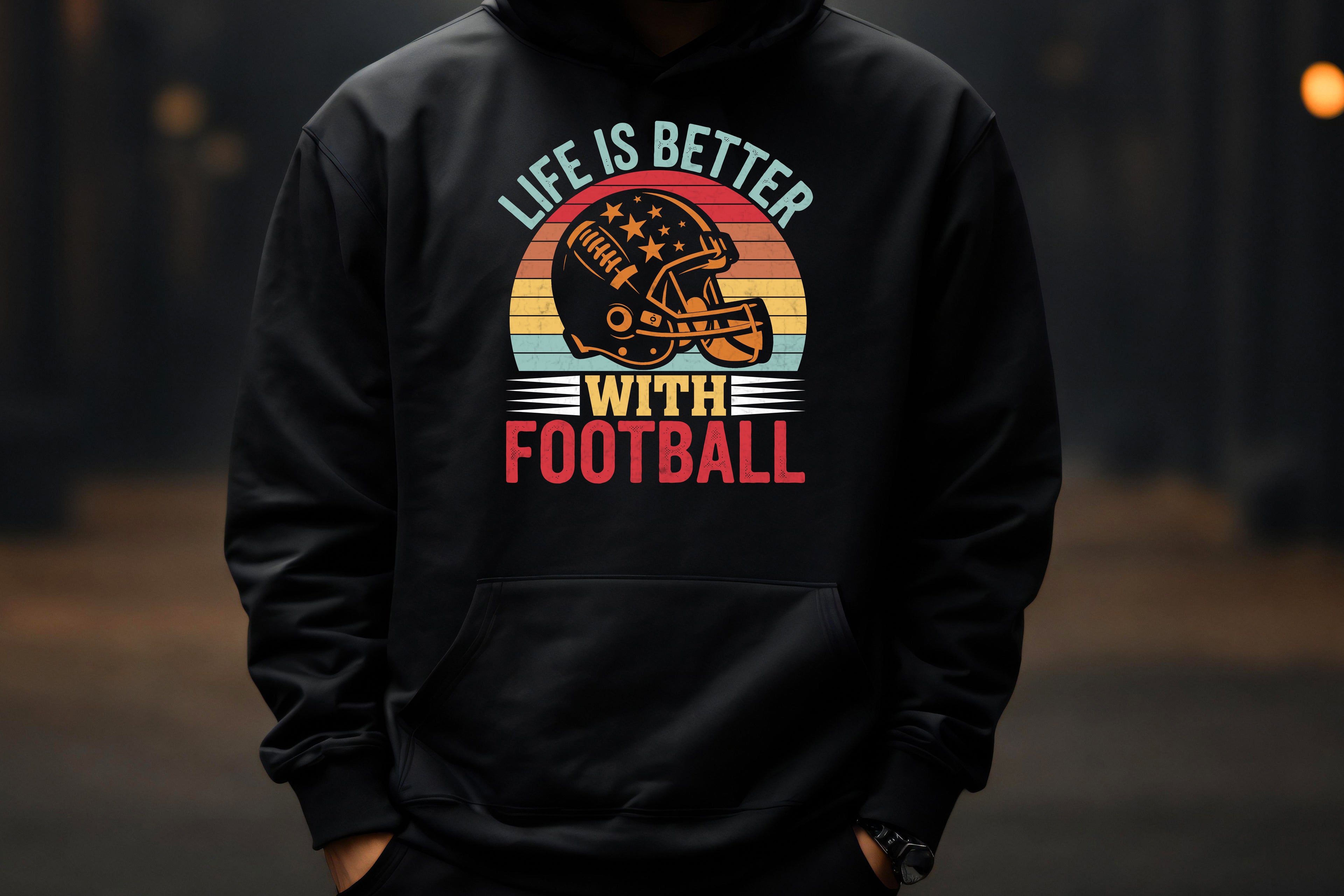 Life Is Better with Football – Helmet Edition