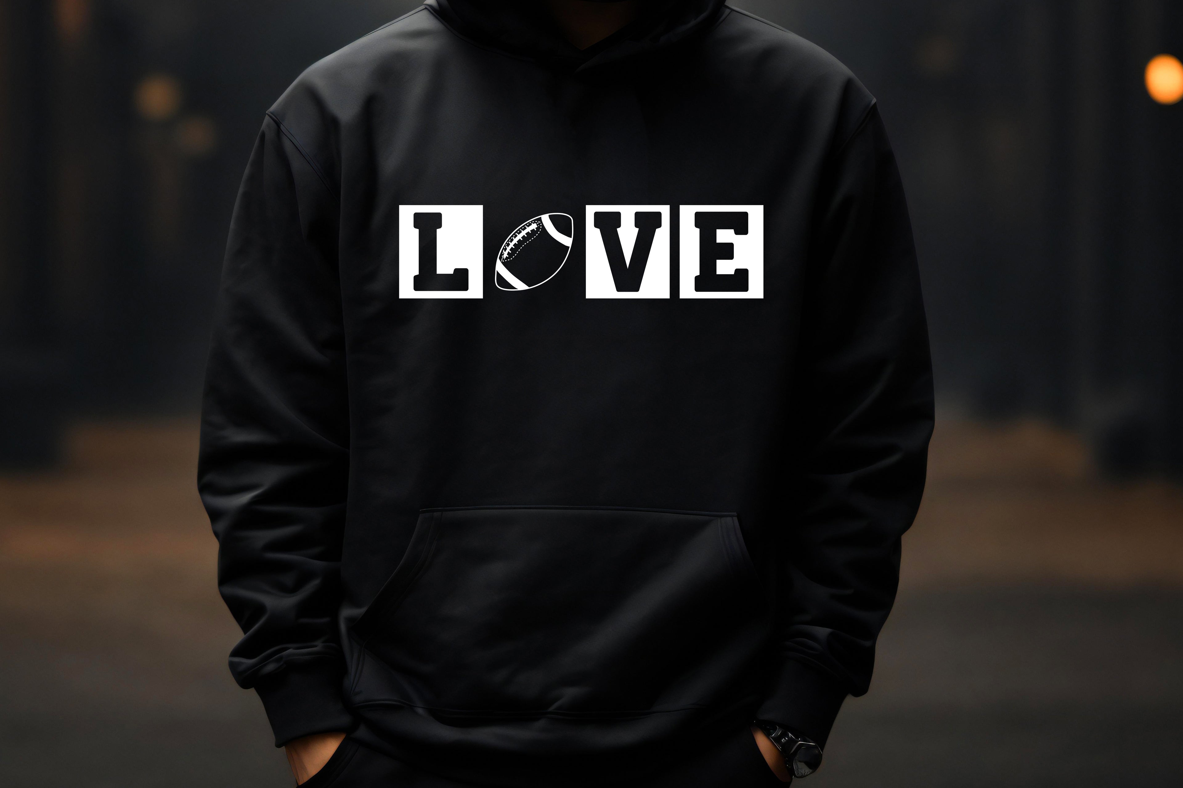 LOVE Football Hoodie