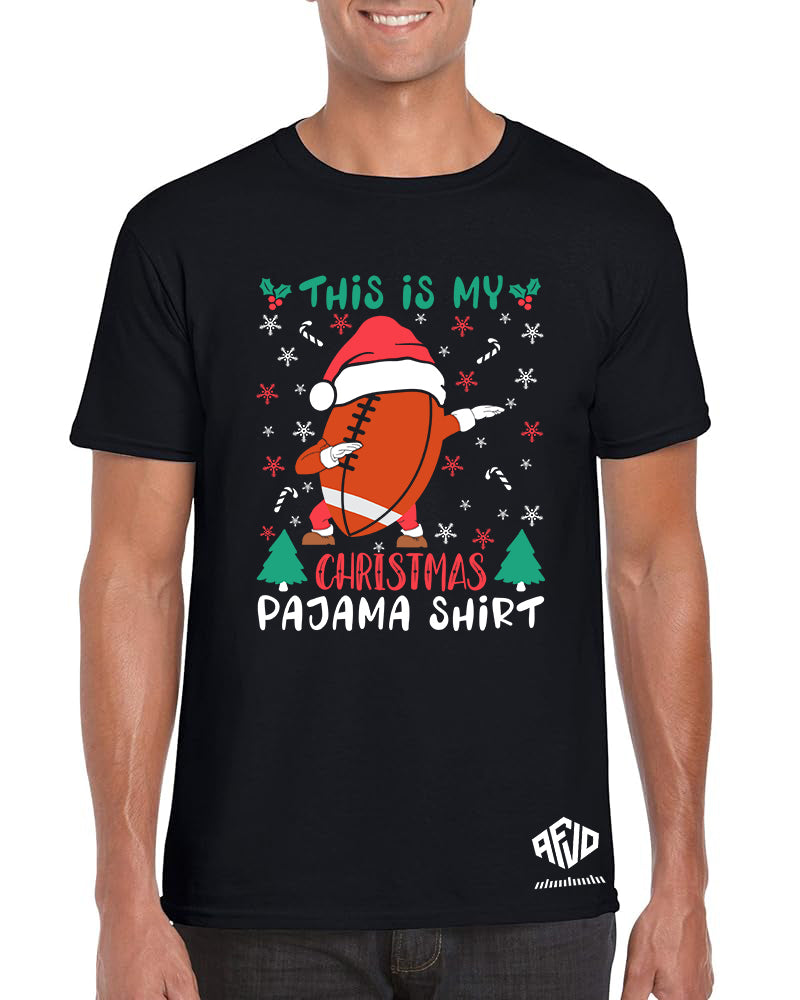 Christmas Pajama Shirt - Football