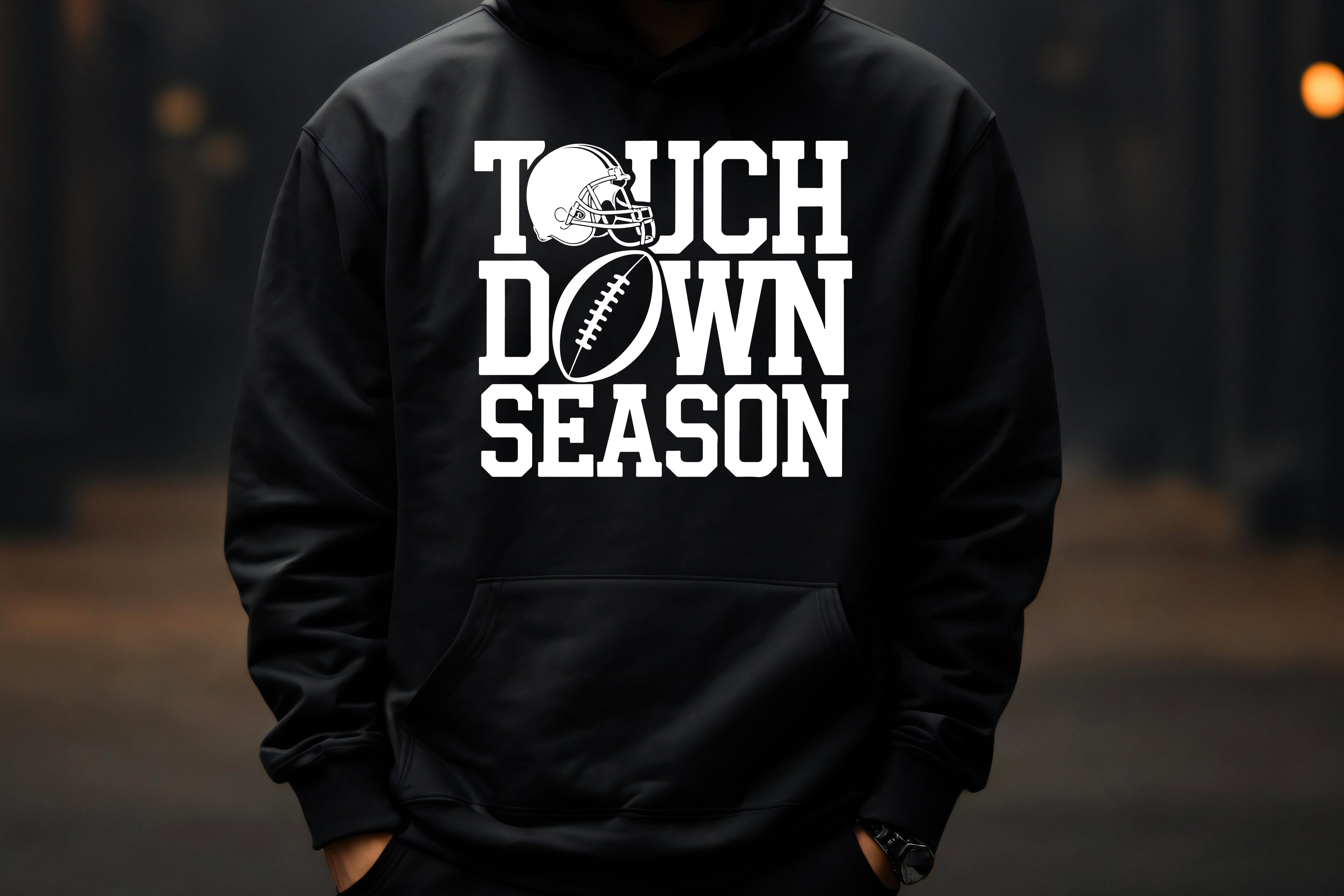 Touchdown Season – Bold Helmet Hoodie
