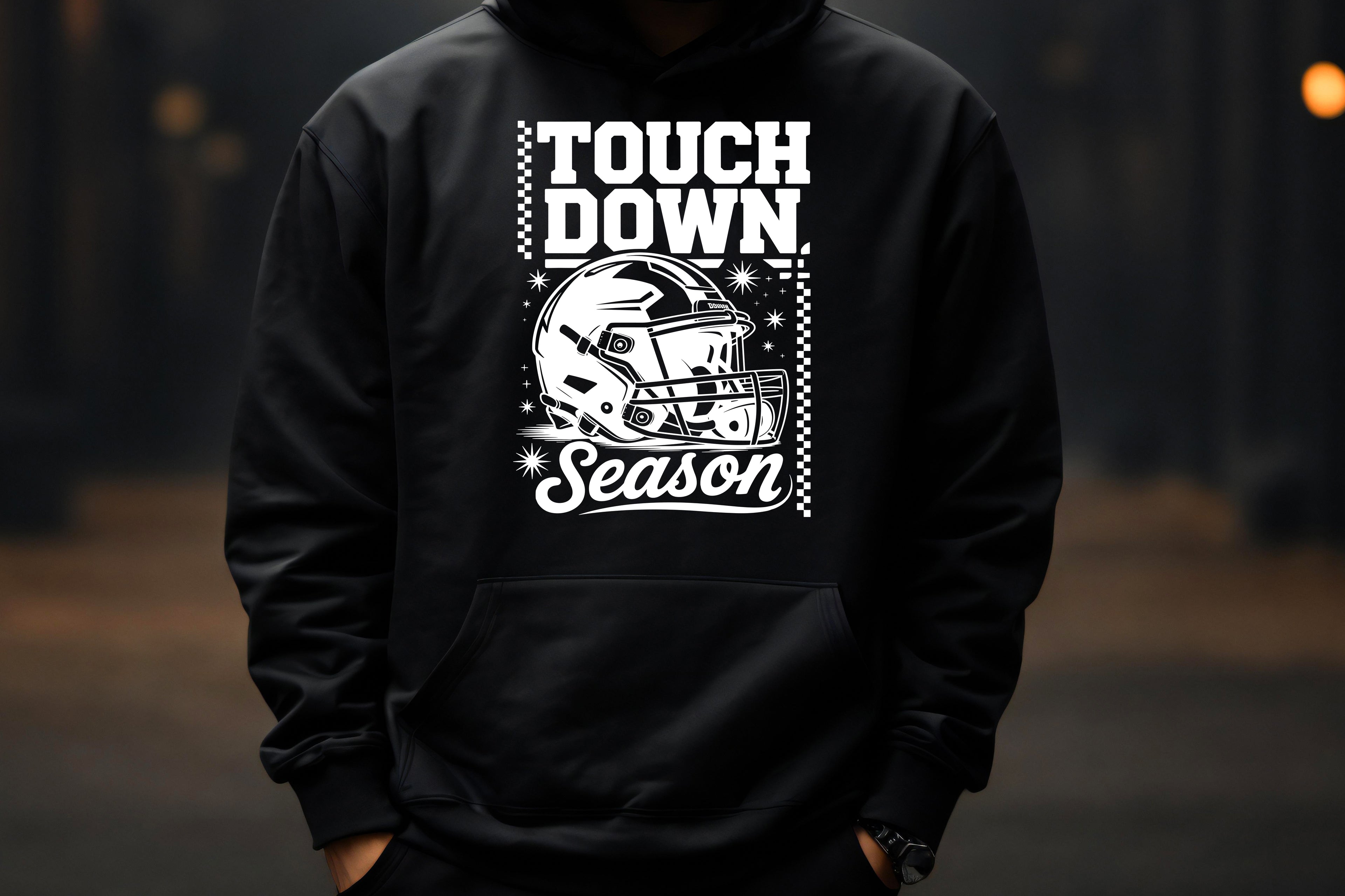 Touchdown Season – Helmet & Stars Hoodie